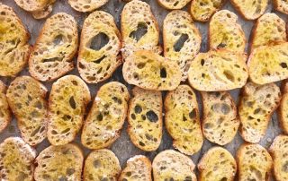 bruschetta toasts stale bread