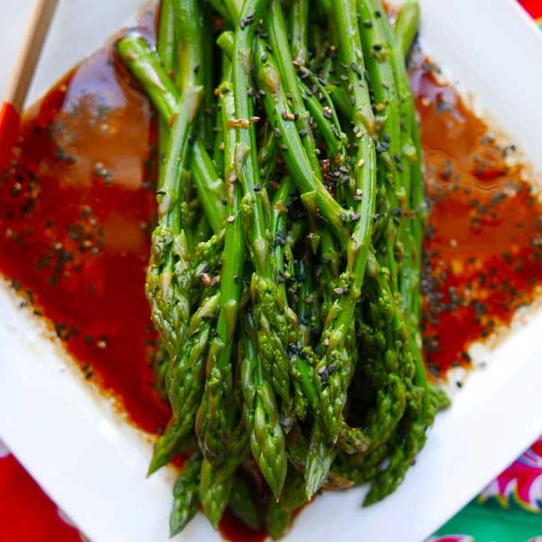 Soy-Sesame Marinated Asparagus