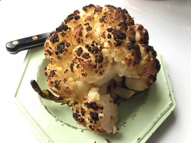 Roasted Whole Cauliflower, Miznon-Style