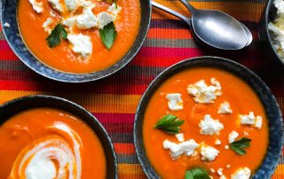 Harissa Spiked (Sunshine) Squash Soup