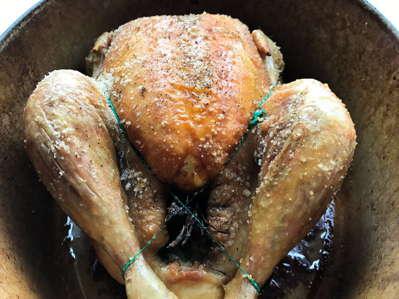 Crispy-Skinned Roast Chicken