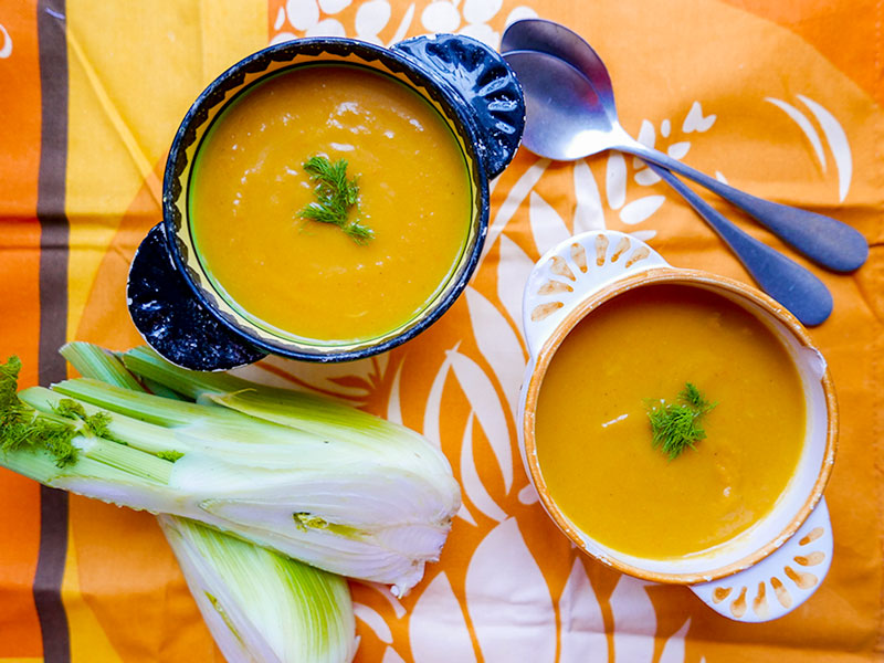 Caramelized Fennel and Carrot Soup