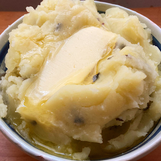 buttermilk nori mashed potatoes