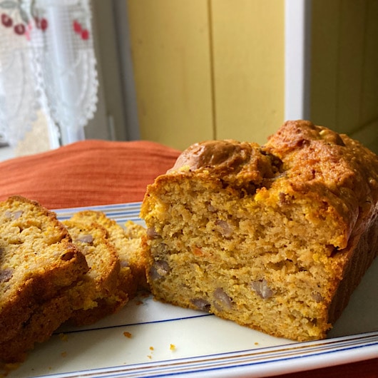 4290Savory Pumpkin Bread with Chestnuts