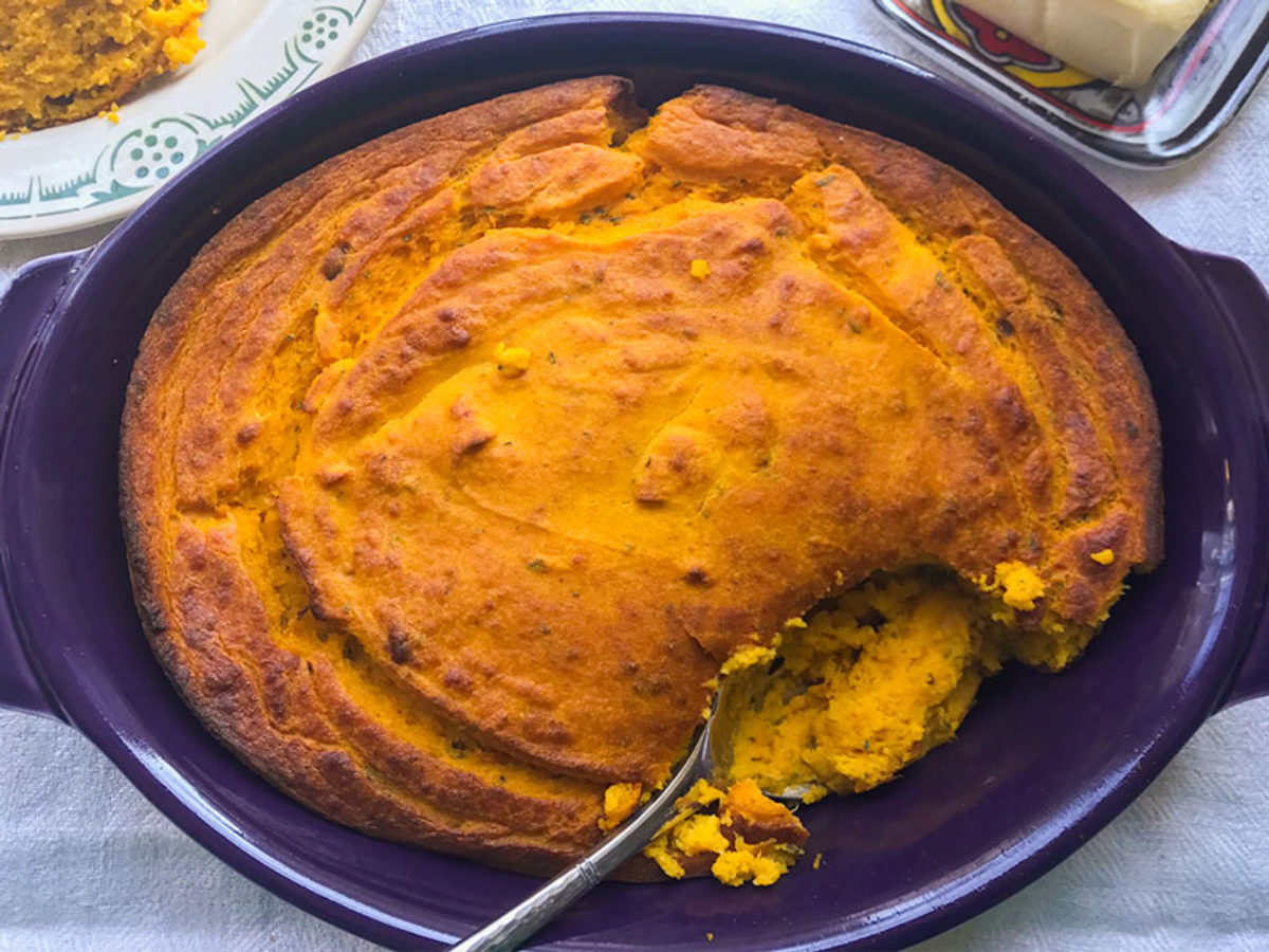 Butternut Squash Spoon Bread Recipe